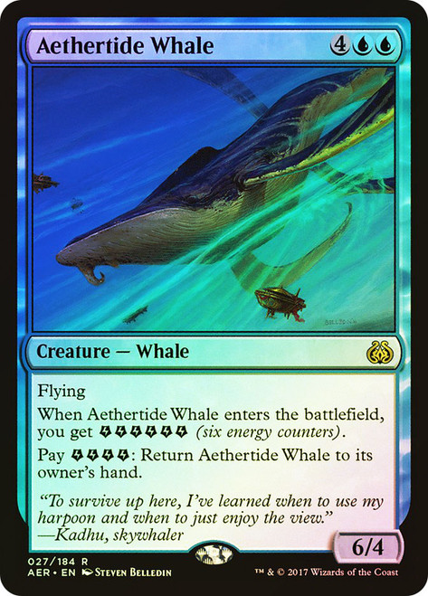 Aethertide Whale\nAether Revolt\nSingle\nMagic The Gathering