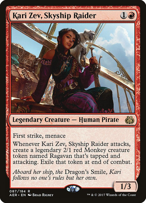Kari Zev, Skyship Raider\nAether Revolt\nSingle\nMagic The Gathering