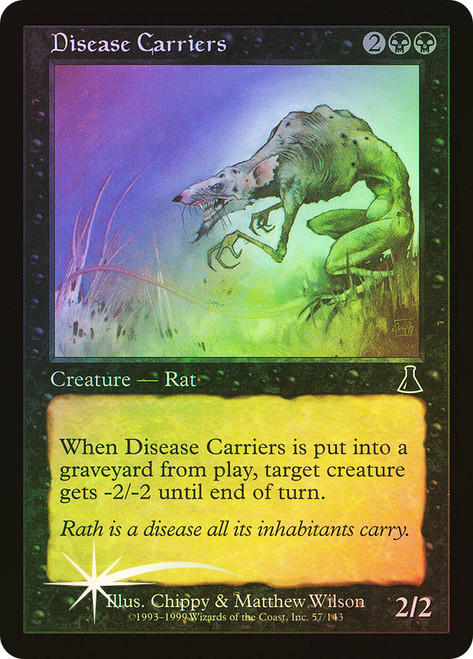 Disease Carriers\nUrza's Destiny\nSingle\nMagic The Gathering