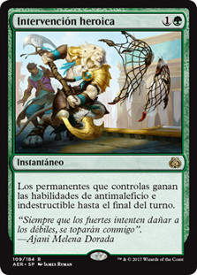 Heroic Intervention
Aether Revolt - Spanish
Single
Magic The Gathering