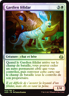 Felidar Guardian
Aether Revolt (Foil) - French
Single
Magic The Gathering