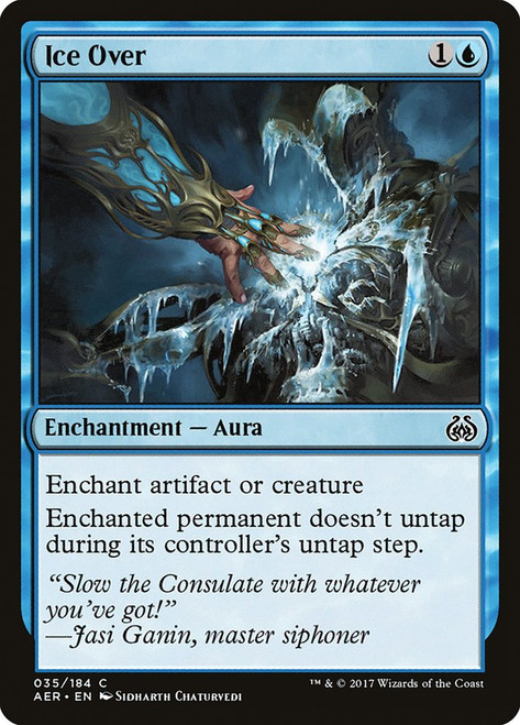 Ice Over\nAether Revolt\nSingle\nMagic The Gathering