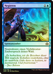 Negate
Aether Revolt (Foil) - German
Single
Magic The Gathering
