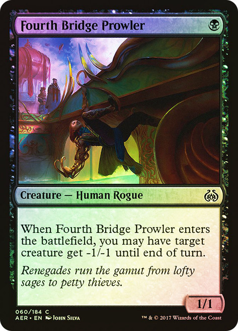 Fourth Bridge Prowler\nAether Revolt\nSingle\nMagic The Gathering