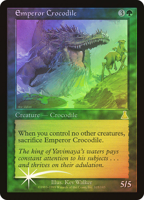Emperor Crocodile\nUrza's Destiny\nSingle\nMagic The Gathering