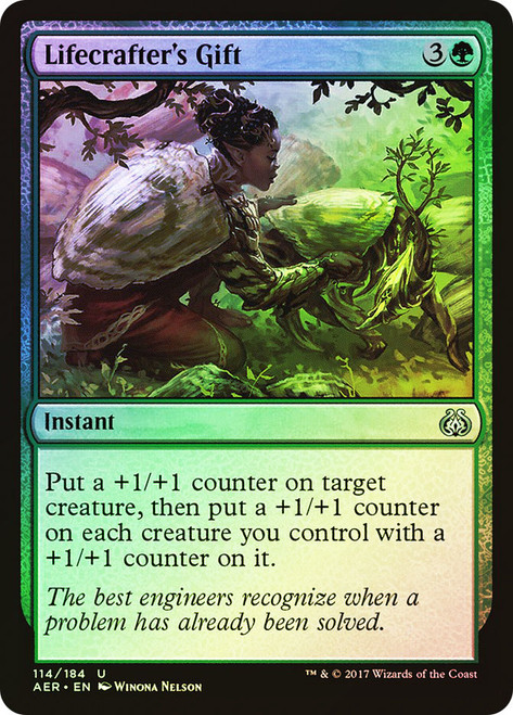 Lifecrafter's Gift\nAether Revolt\nSingle\nMagic The Gathering