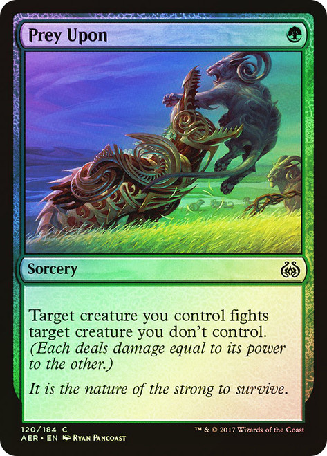 Prey Upon\nAether Revolt\nSingle\nMagic The Gathering