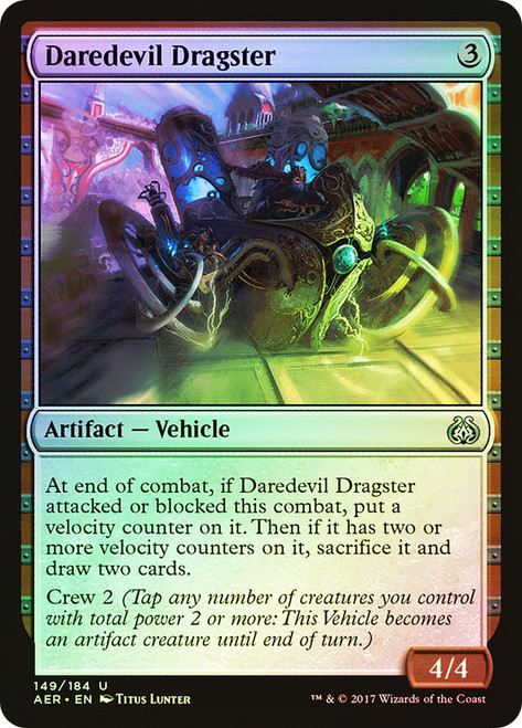 Daredevil Dragster\nAether Revolt\nSingle\nMagic The Gathering