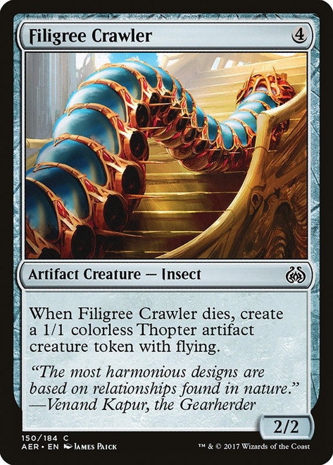 Filigree Crawler\nAether Revolt\nSingle\nMagic The Gathering