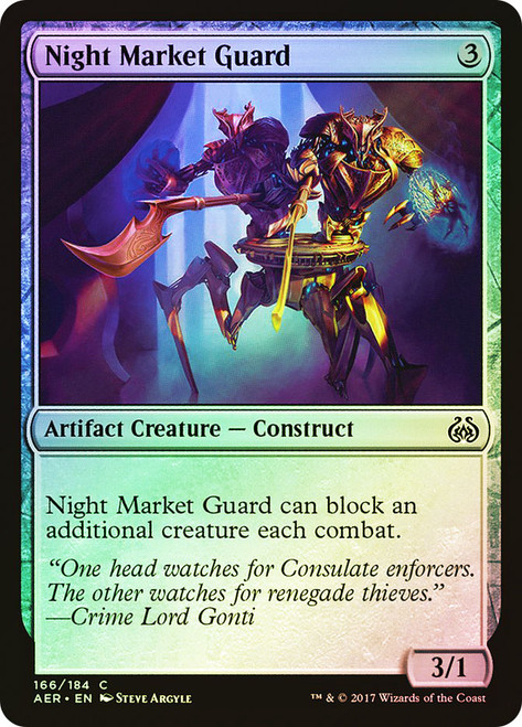 Night Market Guard\nAether Revolt\nSingle\nMagic The Gathering