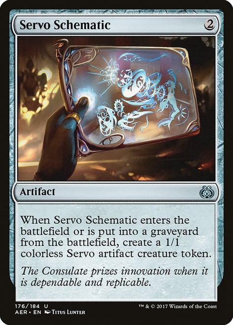 Servo Schematic\nAether Revolt\nSingle\nMagic The Gathering