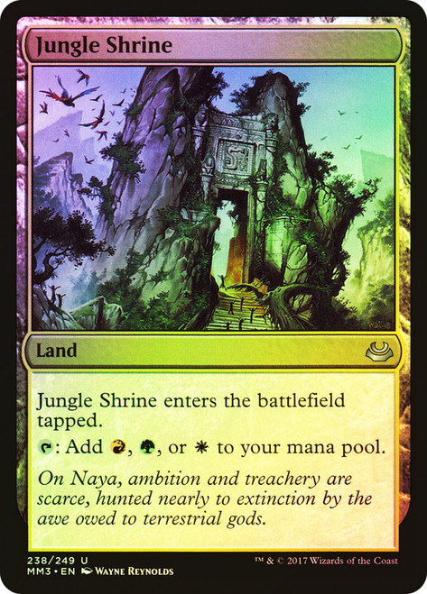 Jungle Shrine\nModern Masters: 2017 Edition\nSingle\nMagic The Gathering