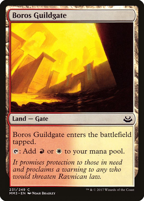 Boros Guildgate\nModern Masters: 2017 Edition\nSingle\nMagic The Gathering