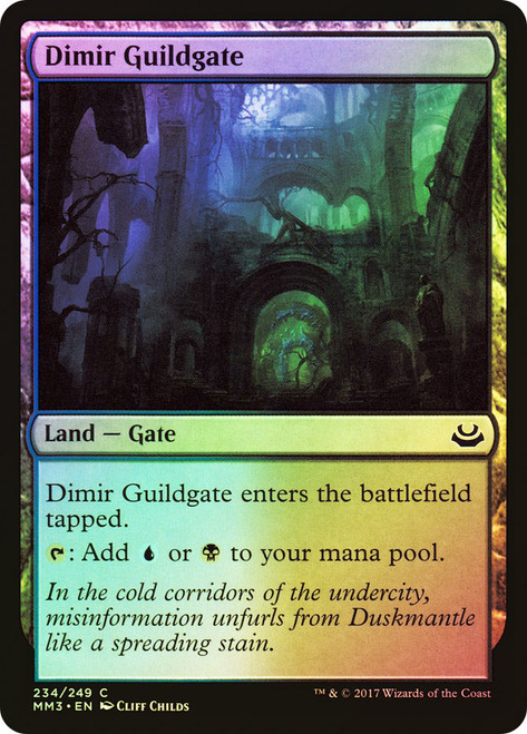 Dimir Guildgate\nModern Masters: 2017 Edition\nSingle\nMagic The Gathering