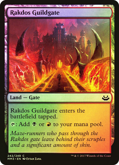 Rakdos Guildgate\nModern Masters: 2017 Edition\nSingle\nMagic The Gathering