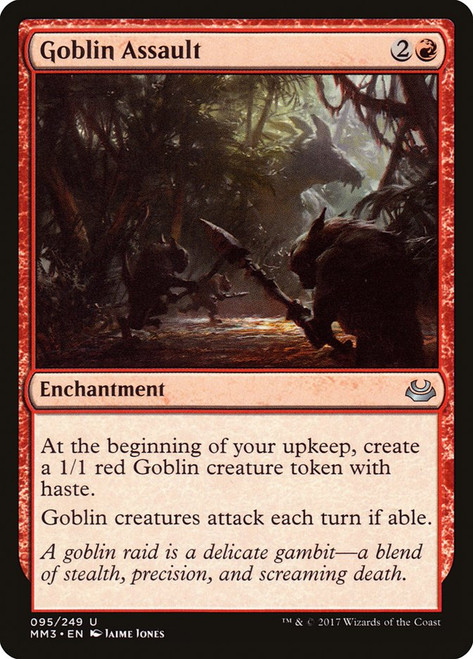 Goblin Assault\nModern Masters: 2017 Edition\nSingle\nMagic The Gathering