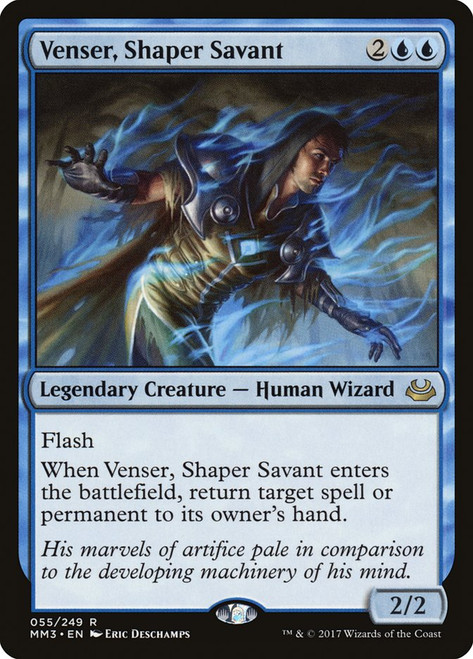 Venser, Shaper Savant\nModern Masters: 2017 Edition\nSingle\nMagic The Gathering