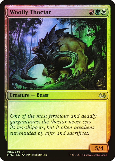 Woolly Thoctar\nModern Masters: 2017 Edition\nSingle\nMagic The Gathering