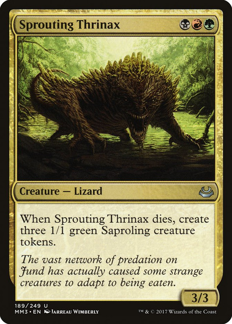 Sprouting Thrinax\nModern Masters: 2017 Edition\nSingle\nMagic The Gathering