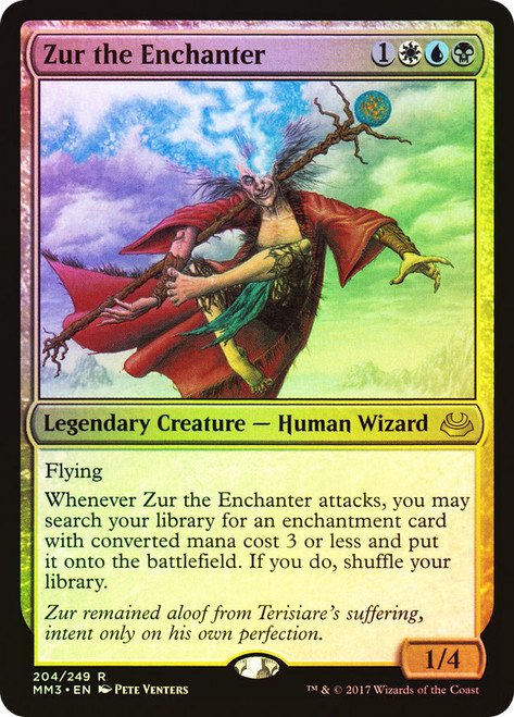 Zur the Enchanter\nModern Masters: 2017 Edition\nSingle\nMagic The Gathering