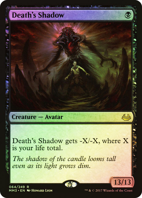 Death's Shadow\nModern Masters: 2017 Edition\nSingle\nMagic The Gathering