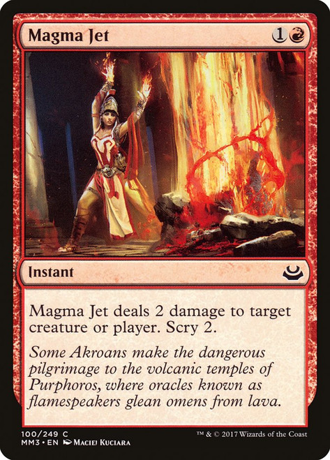 Magma Jet\nModern Masters: 2017 Edition\nSingle\nMagic The Gathering