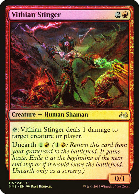 Vithian Stinger\nModern Masters: 2017 Edition\nSingle\nMagic The Gathering