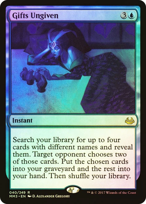 Gifts Ungiven\nModern Masters: 2017 Edition\nSingle\nMagic The Gathering