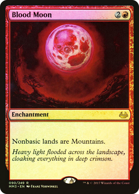 Blood Moon\nModern Masters: 2017 Edition\nSingle\nMagic The Gathering
