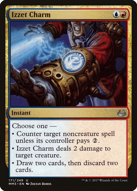 Izzet Charm\nModern Masters: 2017 Edition\nSingle\nMagic The Gathering