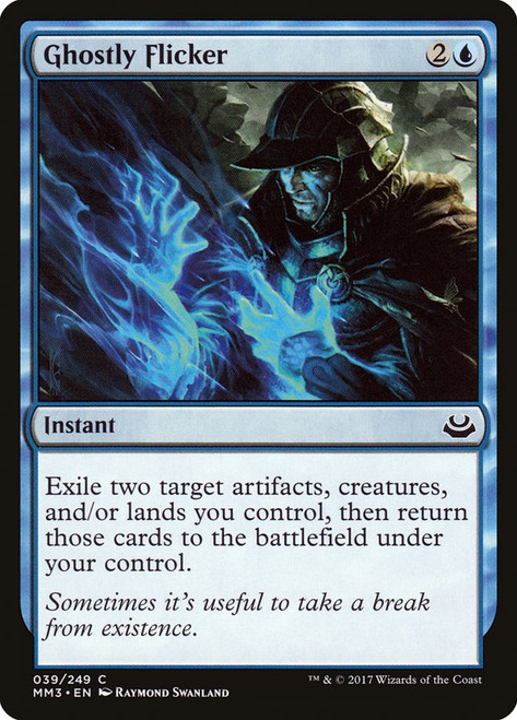 Ghostly Flicker\nModern Masters: 2017 Edition\nSingle\nMagic The Gathering