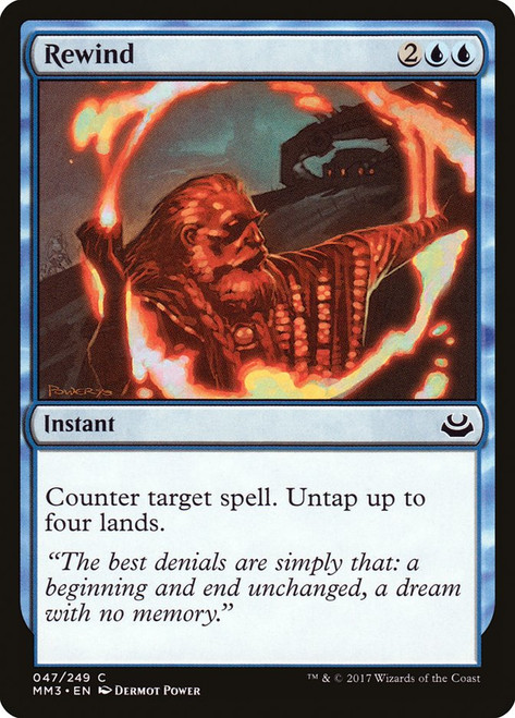 Rewind\nModern Masters: 2017 Edition\nSingle\nMagic The Gathering
