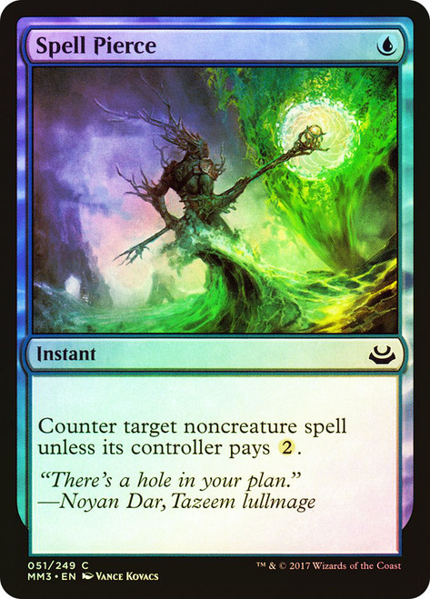 Spell Pierce\nModern Masters: 2017 Edition\nSingle\nMagic The Gathering