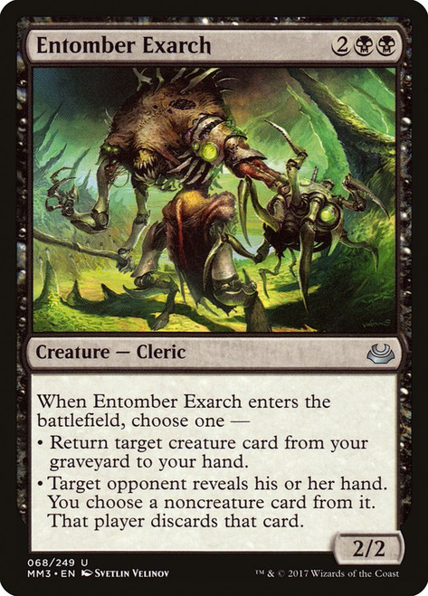Entomber Exarch\nModern Masters: 2017 Edition\nSingle\nMagic The Gathering