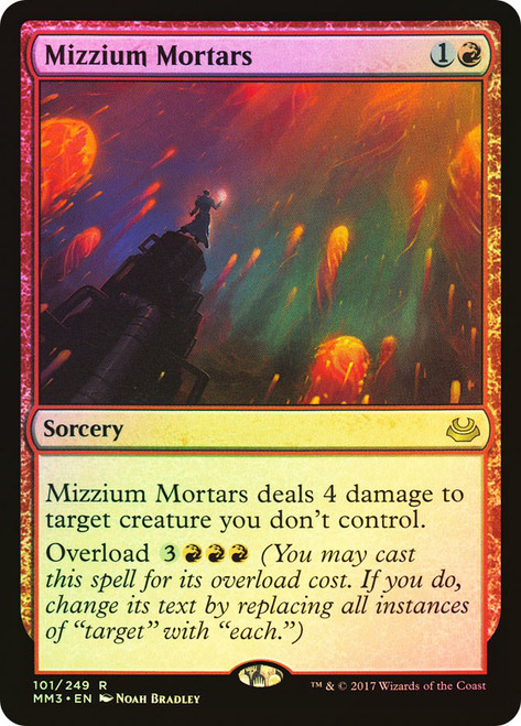 Mizzium Mortars\nModern Masters: 2017 Edition\nSingle\nMagic The Gathering