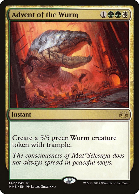 Advent of the Wurm\nModern Masters: 2017 Edition\nSingle\nMagic The Gathering