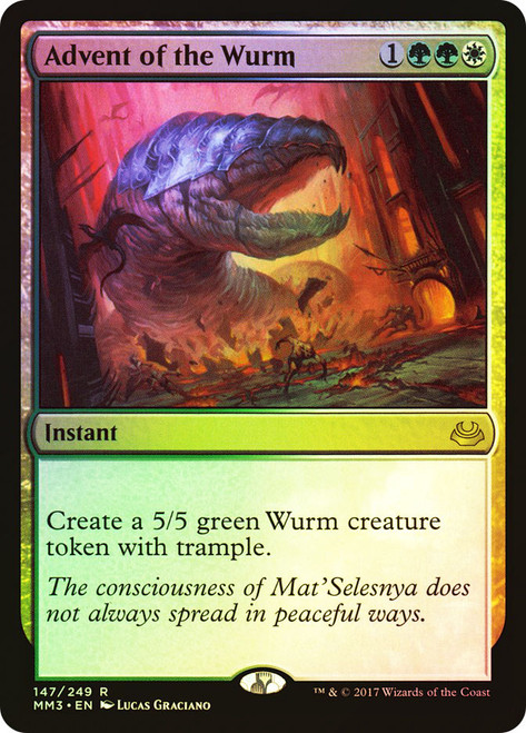 Advent of the Wurm\nModern Masters: 2017 Edition\nSingle\nMagic The Gathering