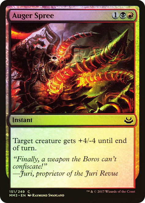 Auger Spree\nModern Masters: 2017 Edition\nSingle\nMagic The Gathering