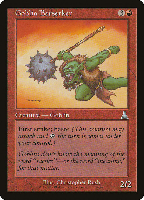 Goblin Berserker\nUrza's Destiny\nSingle\nMagic The Gathering