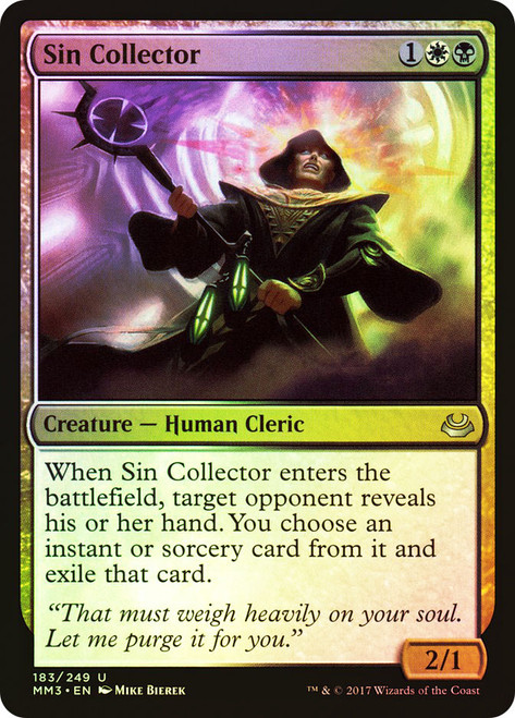 Sin Collector\nModern Masters: 2017 Edition\nSingle\nMagic The Gathering