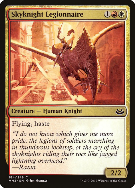 Skyknight Legionnaire\nModern Masters: 2017 Edition\nSingle\nMagic The Gathering