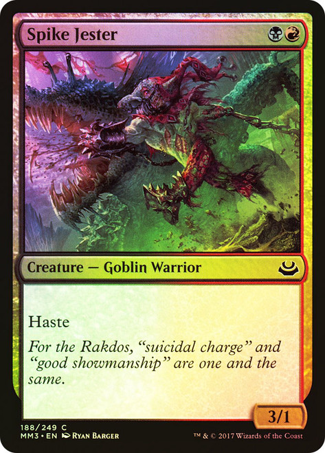 Spike Jester\nModern Masters: 2017 Edition\nSingle\nMagic The Gathering