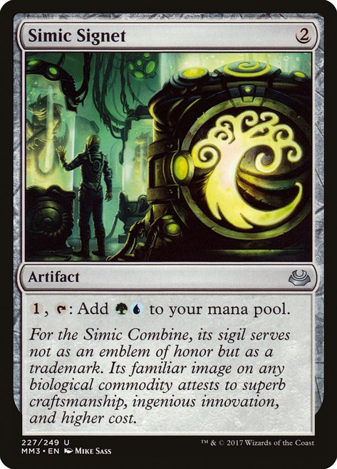 Simic Signet\nModern Masters: 2017 Edition\nSingle\nMagic The Gathering