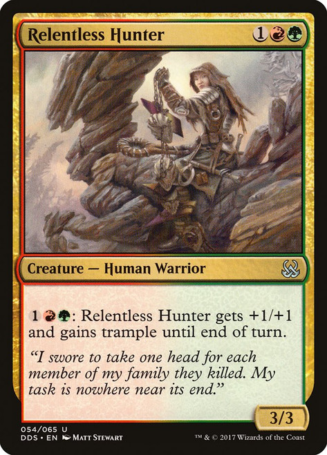 Relentless Hunter\nDuel Decks: Mind vs. Might\nSingle\nMagic The Gathering
