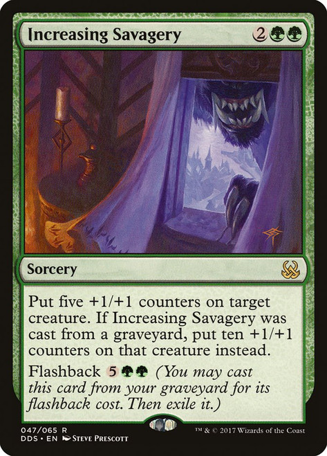 Increasing Savagery\nDuel Decks: Mind vs. Might\nSingle\nMagic The Gathering