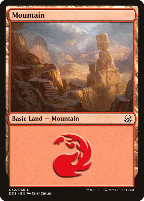 Mountain (#32)\nDuel Decks: Mind vs. Might\nSingle\nMagic The Gathering