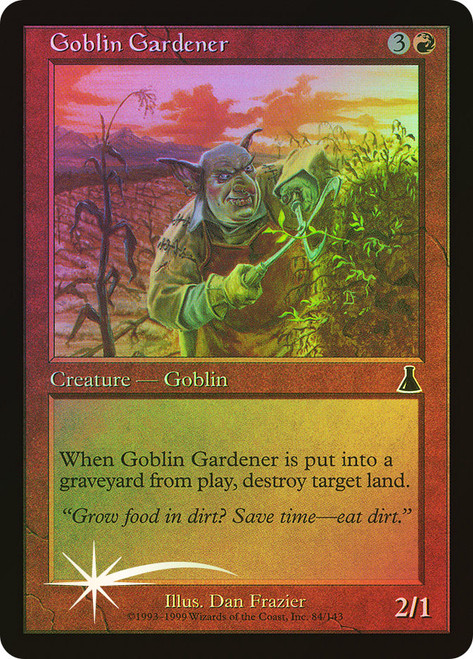 Goblin Gardener\nUrza's Destiny\nSingle\nMagic The Gathering