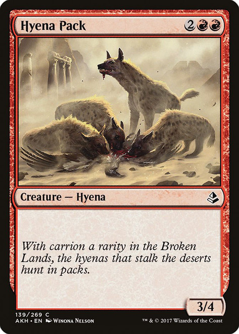 Hyena Pack\nAmonkhet\nSingle\nMagic The Gathering
