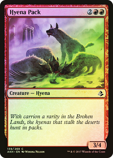 Hyena Pack\nAmonkhet\nSingle\nMagic The Gathering