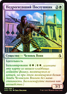 Unwavering Initiate
Amonkhet (Foil) - Russian
Single
Magic The Gathering